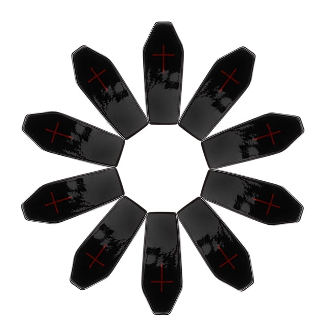 unbranded 10Ud Cofres Negros Decorativos Para Ambiente Escalofriante En Fiestas Y Bares