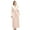 Pink, variant on Womens Robe Soft Plush Bathrobe Fluffy Cute Long Coat Night Robe Plus Size Nightgowns Women Pink