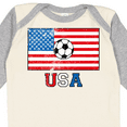 thumbnail image 4 of Inktastic USA Soccer Boys or Girls Long Sleeve Baby Bodysuit, 4 of 5