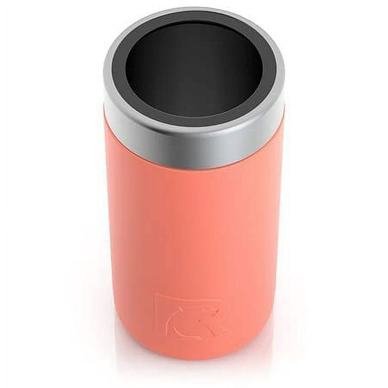 RTIC Craft Can Cooler with Splash Proof Lid, Orange, 16 oz, Double