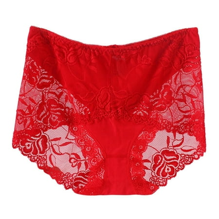Yuhangmm Panties Hollow Breathable Ladies Sexy Quality Size Transparent Big Lace Night Robe Women Lingerie