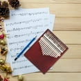 thumbnail image 3 of GOOHOCHY 1 conjunto de prácticas de madera Kalimba 17 tonos pulgar Piano Kids Música Jueces, 3 of 8
