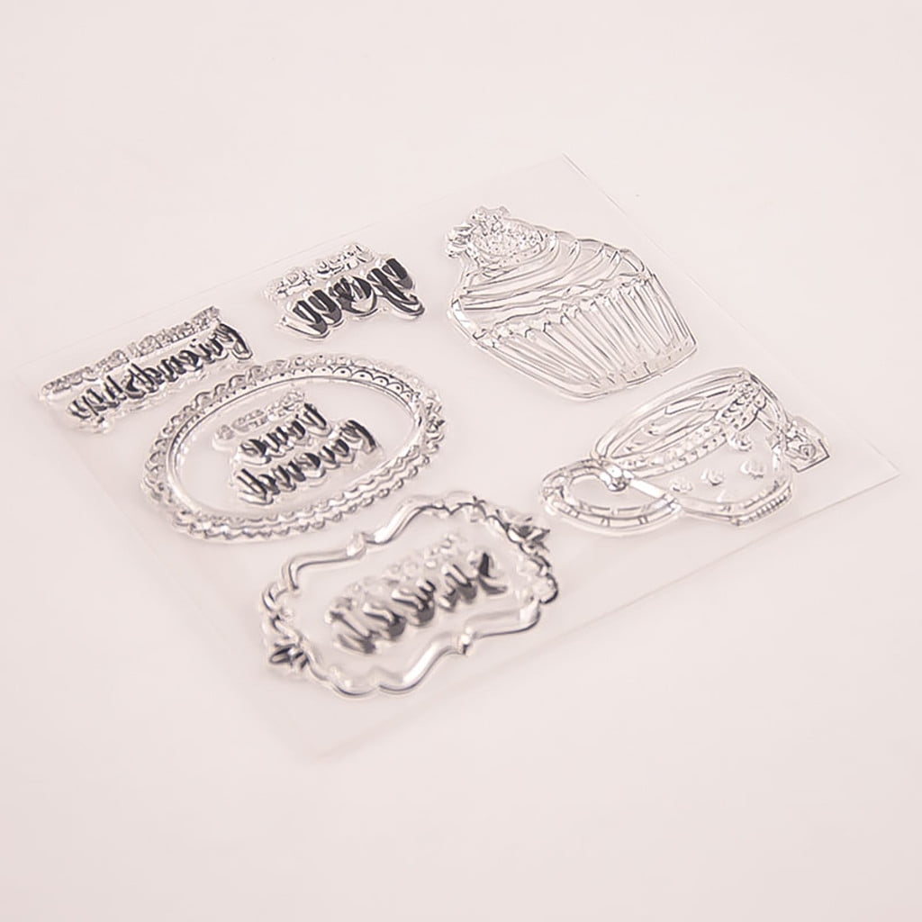 ️ Yu2d ❤️❤️ ️Transparent Stamp Silicone Seal DIY Clip Art Album Decoration 14/×18cm