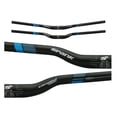 thumbnail image 4 of SPANK Oozy Trail Vibrocore Handlebar 780mm W 25mm Rise 31.8mm Clamp Black/Blue, 4 of 5