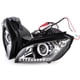 thumbnail image 4 of Conjunto de faros delanteros LED, ojos de ángel blancos brillantes, haz alto y bajo, apto para R15 2012-2016, 4 of 12