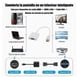 thumbnail image 2 of Cable Convertidor Transhine  HDMI a VGA con Cable de Audio de 3.5 mm Blanco, 2 of 2