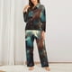 thumbnail image 2 of Balery Cute Flower Chihuahua Puppy Conjunto de Pijama con Estampado para Mujer, Conjunto de Dos Piezas con Manga Larga, Ropa de Dormir Suave con Bolsillos, Pijamas Cómodos-X-Large, 2 of 7