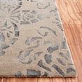 thumbnail image 5 of Safavieh Dip Dye Beaumont Distressed Wool Area Rug, Camel/Gray, 5' x 8', 5 of 14