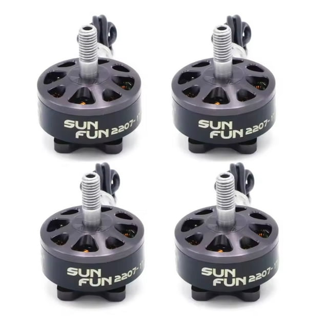 Motor Sin Escobillas SUN FUN 2207 2750KV con Rosca CW para FPV Racing, Repuestos para Dron RC (4 Unidades, 2207 2750KV)