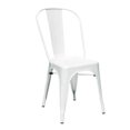 thumbnail image 2 of Plata Décor Tolix Armless Chair in White - Set 3, 2 of 2