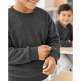 thumbnail image 2 of ClassExceed Kids Boys & Girls Fleece Crewneck Sweatshirt, Charcoal Heather, XS, 2 of 8