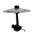 thumbnail image 1 of Pince d'Aération de Voiture Tambour Cymbales Pince d'Aération de Tambour Cymbales de Tambour Instrument de Musique de Voiture Ornement de Sortie d'Air CA Bruyant Clank Argent, 1 of 9