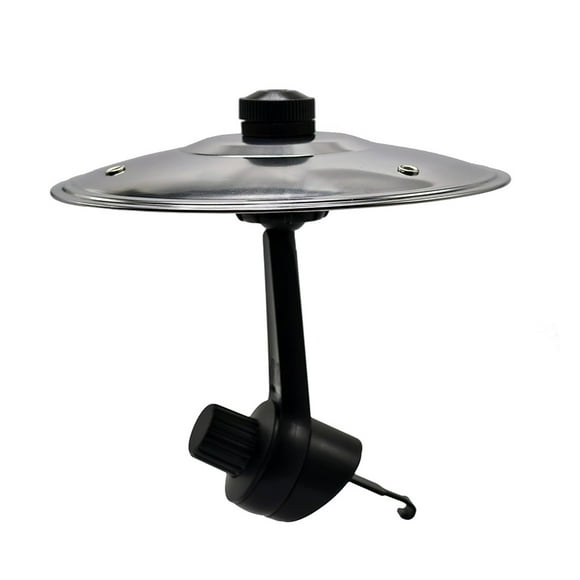 Car Air Vent Clip Drum Cymbals Drum Mini Drum Drum Cymbals Car Musical Instrument AC Air Outlet Ornament Loud Clank Silver