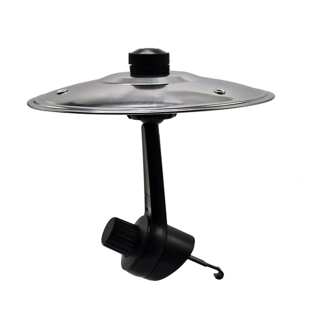 Pince d'Aération de Voiture Tambour Cymbales Pince d'Aération de Tambour Cymbales de Tambour Instrument de Musique de Voiture Ornement de Sortie d'Air CA Bruyant Clank Argent