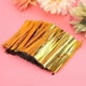 thumbnail image 5 of 3200PCS PET Twist Ties 10cm for Candy Bread Bag Packaging Lolipop Dessert SealingGold 10cm/3200pcs, 5 of 5