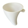 thumbnail image 3 of simhoa Flour Funnel Gift Kitchen Accessories Avoids Spills and Messes Powder Funnel White, 3 of 8