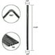 thumbnail image 3 of 500/200/100pcs Flexible Bendy Black Drinking Straws Plastic Disposable Straws, 3 of 3