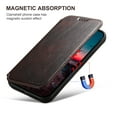 thumbnail image 4 of ELEHOLD for iPhone 14 Pro 6.1" Wallet Case Premium Leather with Card Slots Kickstand Function Magnetic Absorption Compatible with MagSafe Charging Shockproof Protective Case,Brown, 4 of 6