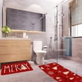 thumbnail image 4 of BOBOMOTI Set of 2 Christmas Kitchen Rugs Christmas Mats Long Strip Doormat for Floor Bathroom Living Room Doorway Christmas Decorations Clearance, 4 of 6