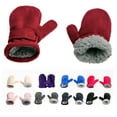 thumbnail image 1 of D-GROEE Baby Toddler Mittens Boys Girls Winter Outdoor Magic Tape Gloves Kids Easy-On Faux Fleece Warm Mitterns, 1 of 6