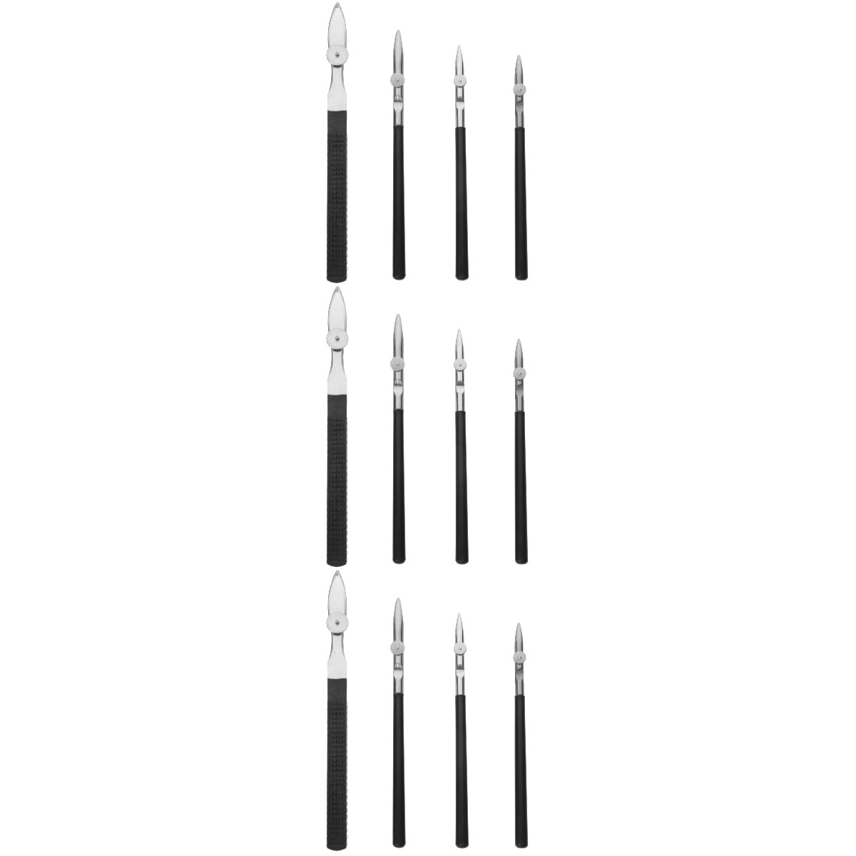 3 Count Painting Fluid Pen Paints Highlighter Calligraphy Black