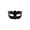 A001- Black, variant on Halloween Half Mask, Blue Electroplated Plastic Masquerade Mask for Women, 7X3.5 Inch, Mask for Masquerade Party, Mask, Black Eye Mask Style, Halloween Cutouts Decoration, Scary