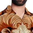 thumbnail image 5 of Aries Constellation Men's Hawaiian Print Casual Button Down Short Sleeve Summer Beach Shirt - Unisex, 5 of 6