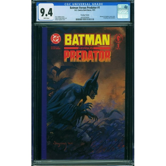 Batman Versus Predator #1 - CGC 9.4 Comic Book