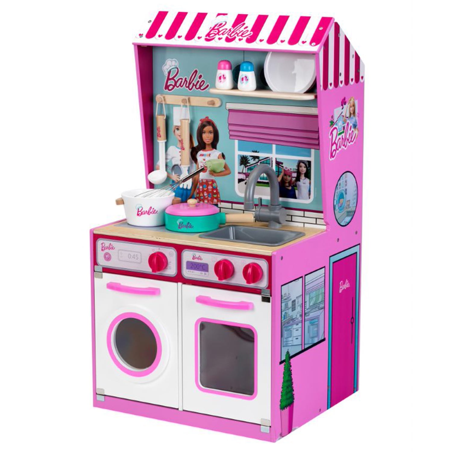 Barbie girl kitchen set online