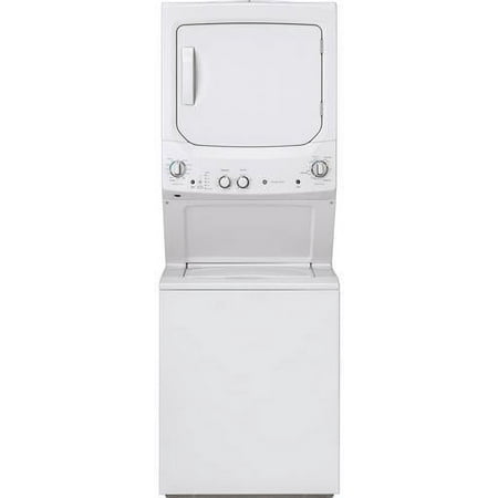 GENERAL ELECTRIC GUD27GSSMWW Space maker Series 27 Inch Gas Laundry Center with 3.8 cu. ft. Washer Capacity  11 Wash Cycles  5.9 cu. ft. Dryer Capacity  4 Dry Cycles  Auto Dry  Speed Wash  Spin Speed  UL Certificate