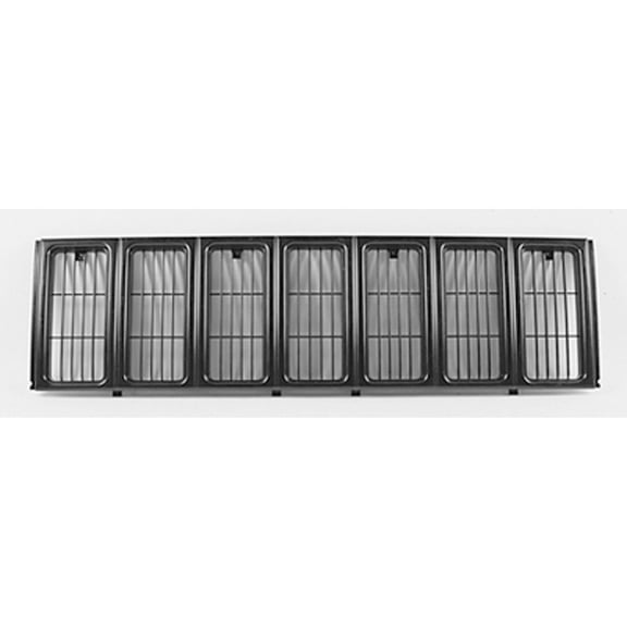 New Aftermarket  Premium Fit Black Front Grille 55055150 fits 1997-2001 Jeep Cherokee