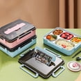 thumbnail image 6 of sruoe Bento Box, Lunch Boxes for Adults, bento box lunch, Portable Leakproof Heated Bento Container, Microwave Safe Heated Lunch Boxes for Storage Home Office Work Study, Stainless Steel, 6 of 6
