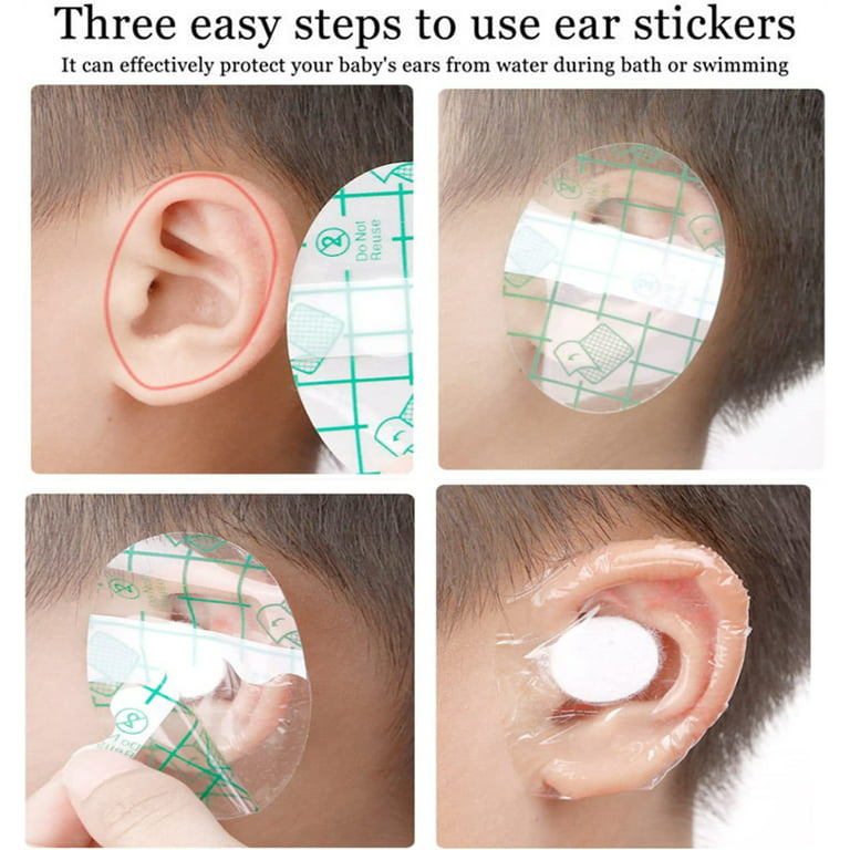 NOGIS Disposable Ear Covers Ear Protectors,60 Pcs Waterproof Ear