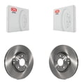 thumbnail image 1 of CMX Front Disc Brake Rotors Pair for Car Volvo Land Rover Range Evoque XC70 S60 V60 S80 V70 K8-100489, 1 of 8