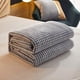 thumbnail image 4 of Extra Plaid Blanket, Plaid Fleece Blanket (grey And White, 120x200cm), 4 of 5