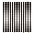 thumbnail image 2 of Ambesonne Stripe Shower Curtain, Repeating Retro Ornament, 69"Wx84"L, Eggshell Charcoal Grey, 2 of 4