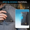 thumbnail image 3 of ELEHOLD Case for iPhone 13, 2-in-1 Detachable Magnetic Leather Wallet Case with RFID Blocking,Black, 3 of 8