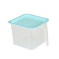 thumbnail image 2 of Pompotops Small Fridge Food Storage Container with Lids, Plastic Transparent Covered Refrigerator Vegetable And Fruit Sorting Storage Food Storage Box, Refrigerator Fresh Box, 2 of 7