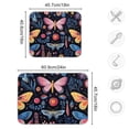 thumbnail image 3 of Dragonflies Butterflies Leaves Dish Drying Mat Dish Drainer Rack Mats Water Absorbent Non-Slip Easy Clean Heat Resistant for Kitchen Counter, 3 of 8