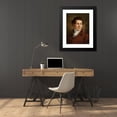 thumbnail image 4 of Antoni Brodowski 19x24 Black Modern Framed Museum Art Print Titled - Portrait of Karol Brodowski, Artist's Brother (1815), 4 of 5
