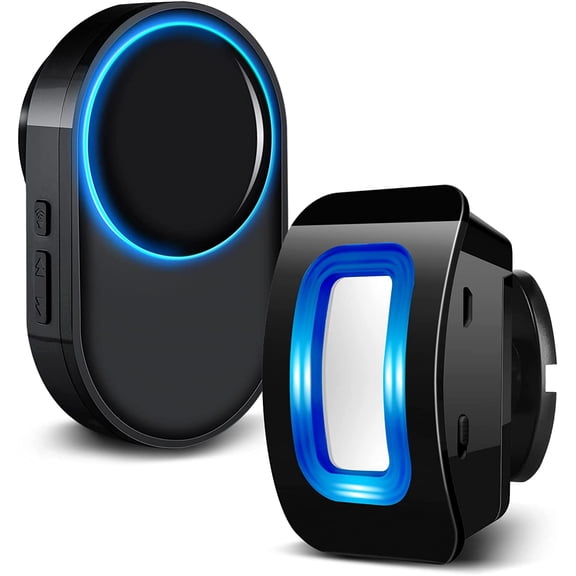 Bitiwend Motion Sensor Alarm, Wireless Home Security Driveway Alert, Black