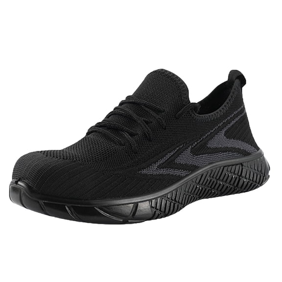 Safety Shoes Men Women's Lightweight Work Shoes Breathable Steel Toe Cap Shoes Sporty Non-slip EU 36-46