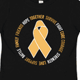 thumbnail image 4 of Inktastic Word Circle-Childhood Cancer Awareness Boys or Girls Toddler T-Shirt, 4 of 5