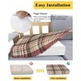 thumbnail image 5 of Buffalo Plaid Couch Cushion Covers Stretch, Washable Sofa Seat Covers Individual Seat Cushion Sofa Slipcovers Modern Farmhouse Colorful Checkered Couch Cover Furniture Protector S-1PCS, 5 of 7
