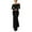 Black, variant on Off The Shoulder Maxi Dresses for Women Slim Fit Long Sleeve Bodycon Long Dress Fashion Wedding Guest Dresses