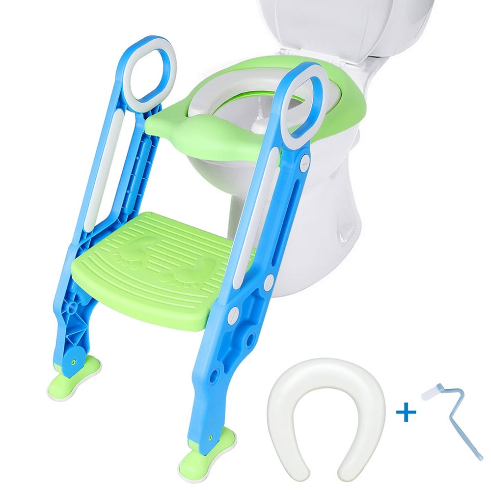 3 in 1 Baby Potty Training Toilet Seat with Step Stool ladder Trainer