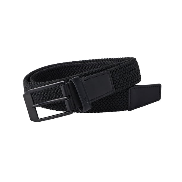 Cinturón de golf Under Armour trenzado para hombre, color negro, talla XL