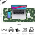 thumbnail image 5 of Long Mouse Pads for Desk,DarkGreen Cartoon Dinosaurs Leaves Desk Mats on Top Of Desks, Desk Mouse Pad Extra Large with 3mm Non-Slip Base and Stitched Edge for Gaming,Work,Home 35.4"x15.7", 5 of 5