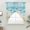 Blue, variant on Blue Summer Beach Swag Curtains for Kitchen/Bedroom/Living Room, Coastal Starfish Shell Nautical Ocean Scalloped Curtains 63 Inch Long, Window Swag Topper Curtains Valances 2 Panels Set 36"x63"