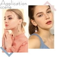 thumbnail image 6 of 40Pcs 2 Style Hoop Earring Findings 18K Gold Plated Round Scallop Beading Hoops Earring Making Kit for Jewelry Making DIY Crafts Golden, 6 of 7